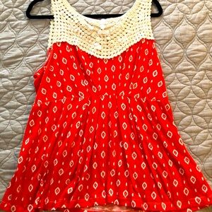 Anthropologie sleeveless top